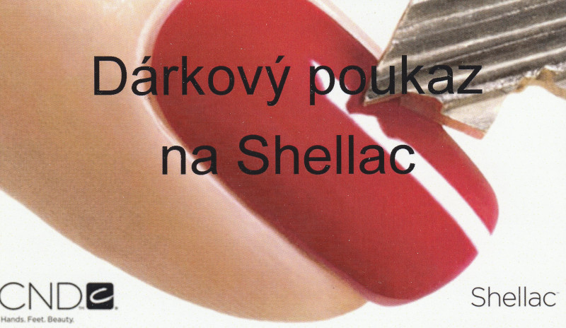 Dárkový poukaz Shellac - nehtové studio Markéta Mlíková